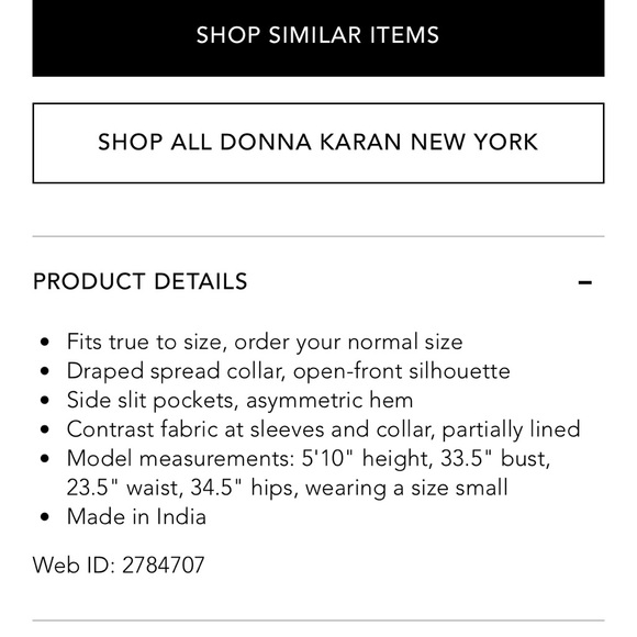 Sz XS Donna Karan Ney York Black Leather Jacket - Picture 11 of 14